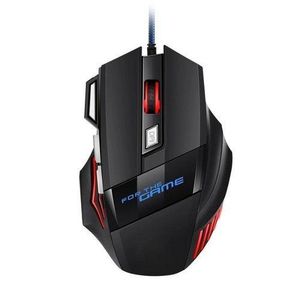 biagji Souris avec Fil Fighter X6S Macro RGB Pro Gaming  Multicouleur