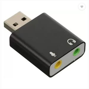 Generic Carte Son Externe - USB 7.1 - 3.5mm - Noire - Prix pas cher