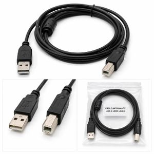 Cable Imprimante USB 2.0 Type A vers Type B – Haute Vitesse – Compatible Imprimantes, Scanners et Multifonctions