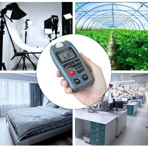 BSIDE-Luxmètre numérique L1, testeur de détermination de lux LCD 0-200,000 Lux/Fc, de poche, photomètre