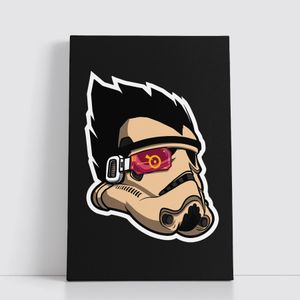 Asian Planet Tableau decoratif sur Toile 25x40 cm pour Anime attack on titan - Naruto - death note - Jujutsu Kaisen  1