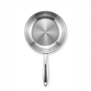 Poêle en Acier Inoxydable 20 cm – Cuisson Rapide et Uniforme – Compatible Tous Feux