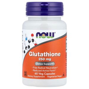 Now Glutathion, 250 mg, 60 capsules végétariennes