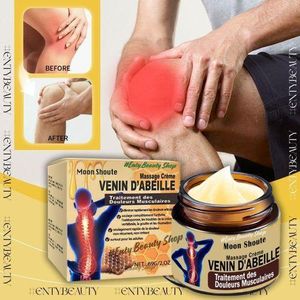 Crème à base de plantes pure extrait de venin d'abeille soulagement de la douleur soins articulaires.