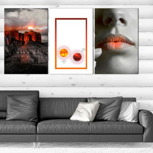 product_image_name-Generic-لوحة حائطية حديثة 99 * 50 - متعدد الألوان-1