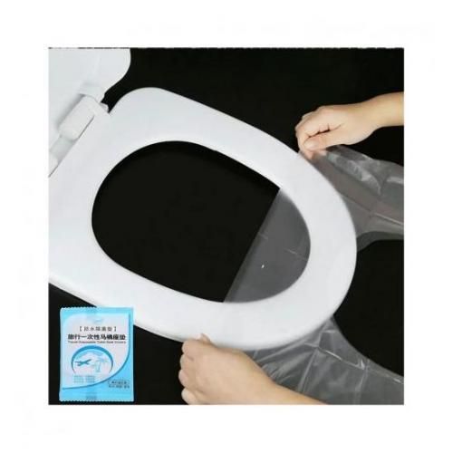 Generic Coussin de siège de toilette jetable 50 pièces housse de