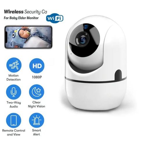 Caméra 1080p Hd Sans Fil Wifi Sécurité Surveillance Caméra Bébé