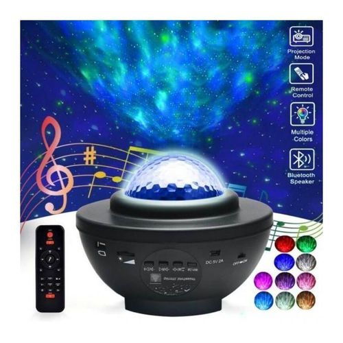 product_image_name-Generic-Projecteur LED Ciel Étoilé avec Haut-Parleur Bluetooth et Télécommande-2