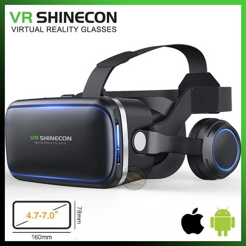 product_image_name-VR SHINECON-Lunettes de Réalité Virtuelle VR 3D avec Écouteurs Stéréo – Compatibles Smartphones 3,5 à 7 pouces, Pour Android et iOS isolation phonique et technologie audio 3D-1