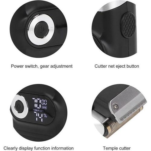 product_image_name-Generic-Raseur électrique rechargeable USB avec écran LCD, double grille de coupe pour hommes - Conception ergonomique et adaptée au visage-4