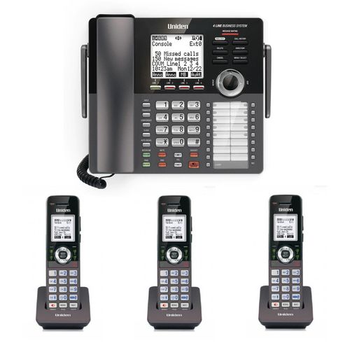 product_image_name-Uniden-Standard téléphonique sans fil + 3 poste téléphone (4 lignes)-11