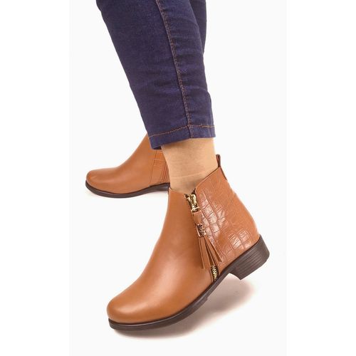 OKZA Bottine Femme Botte Femme chaussures medicales femmes