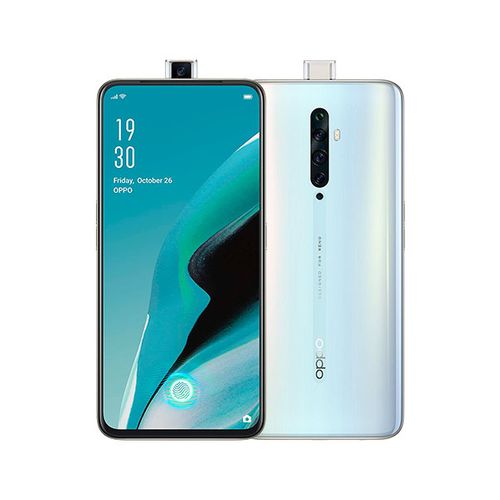 Oppo Reno2 F 6.5&quot; 4G (8Go, 128Go) Android 48MP+8MP+2MP+2MP/16MP - Blanc + Brush Pot Lamp.