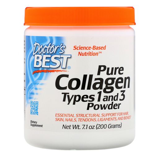 product_image_name-Doctor's BEST-Pure Collagen Types 1 and 3 Poudre, 200 g-1