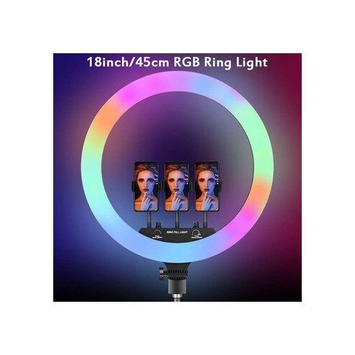 product_image_name-Lighting-RGB Ring Light 45 cm avec Tripod 2.1 m pour YouTube / Tiktok-4