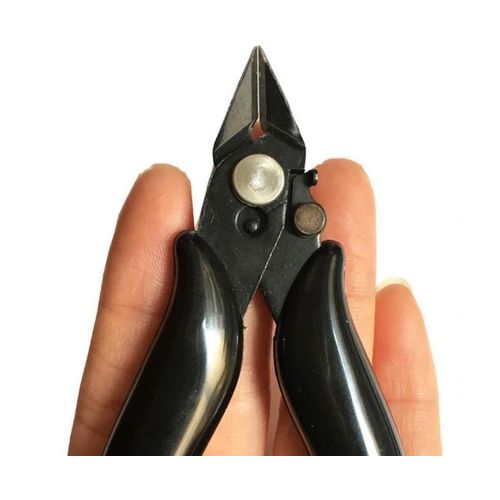 Noir - Pince Électronique Diagonale De 3.5 Pouces, Petite Pince Coupante  Souple, Mini Coupe-fil, Poignée En C - Cdiscount Bricolage