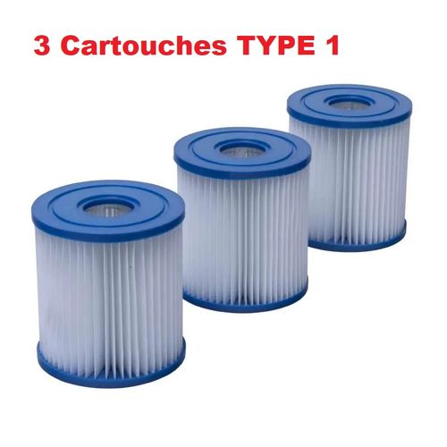 product_image_name-Generic-Pack 3 Cartouche De Filtration Pour Piscine - Type 1-1