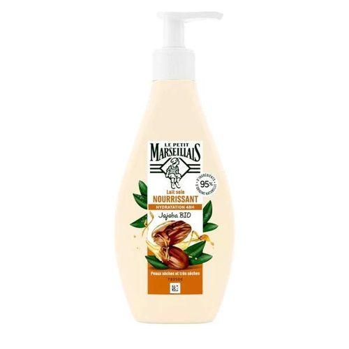 product_image_name-Le Petit Marseillais- Lait Soin Nourrissant Hydratation 48H Jojoba oil Formulé avec des ingrédients naturels -1