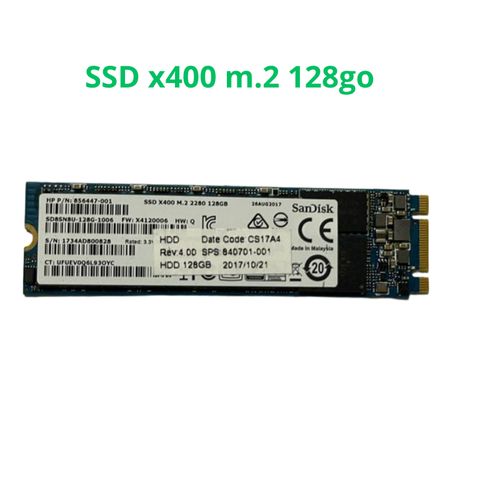 Sandisk Disque dur SSD interne SSD M.2 2280 X400 128 Go Remis à