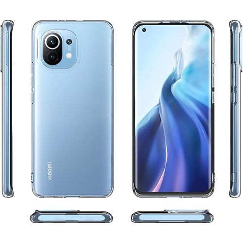 product_image_name-Case-Coque pour Xiaomi 11 Lite Transparente - Pochette Lisse et Soyeux Antichoc de Xiaomi 11 Lite 5G-5