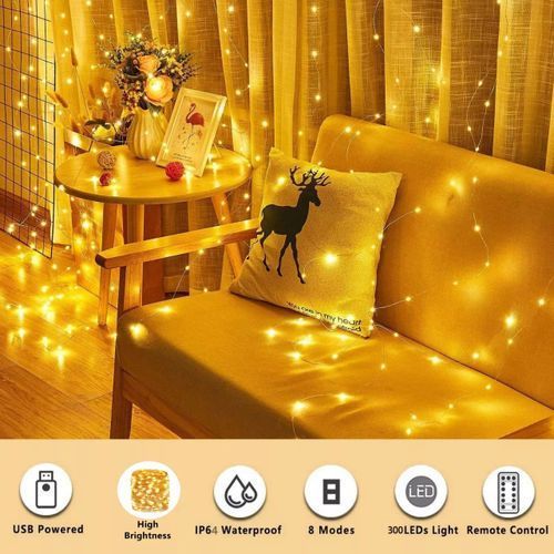 NEXVIN Guirlande Lumineuse Marocaine, 9M 30 LED Boules Argentées Marocain  Guirlande pour Fête, Mariage, Interieur/Extérieure Décoration  (Télécommande, 8 Modes, Imperméable, Blanc Chaud) : : Luminaires  et Éclairage