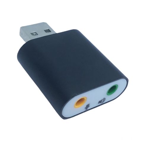 Generic Carte Son Externe - USB 7.1 - 3.5mm - Noire - Prix pas cher