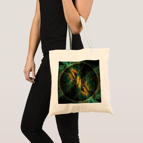 product_image_name-Generic-The eye of the jungle abstract art tote bag Unique, haute qualité-3