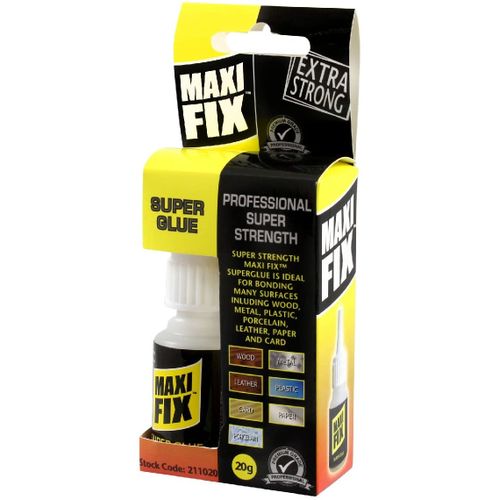 Maxifix Super Colle Ultra Strong Flacon de 20 g SuperGlue à prix