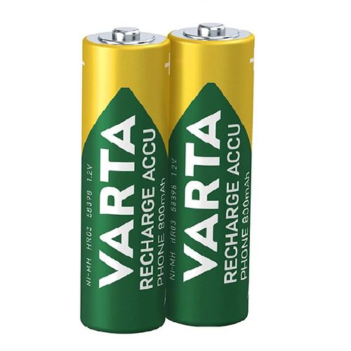 Piles Rechargeables AAA HR03 1.2V 800mAh (Blister de 2 Unités