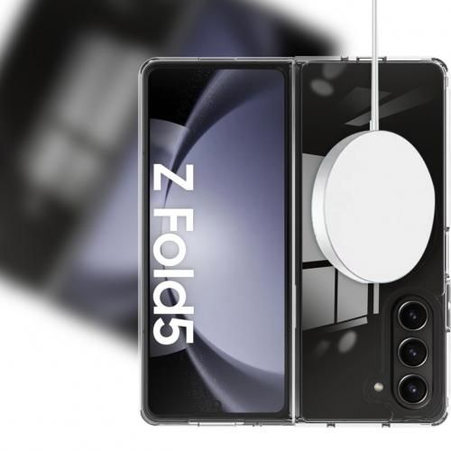 product_image_name-Generic-Coque magnétique pour Samsung Galaxy Z Fold 5, coque de protection antichoc et anti-rayures (transparent)-3
