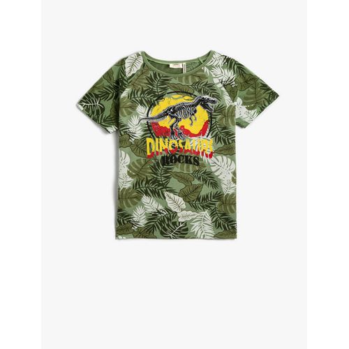 product_image_name-Koton-T-SHIRT MANCHES COURTES POUR GARÇON - KAKI-1