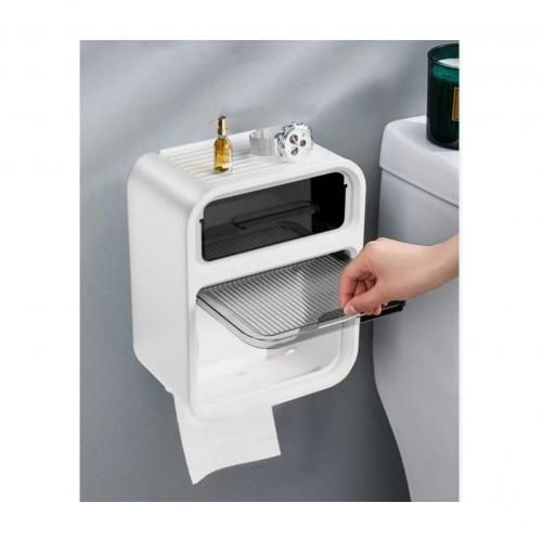 Generic Porte-rouleau de papier ,Boîte de papier hygiénique murale Porte- papier Toilette à prix pas cher