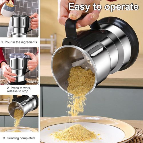 product_image_name-Generic-مطحنة قهوة وتوابل كهربائية 400 جرام – 5 شفرات ستانلس ستيل – قوة 300 واط – طحن سريع وهادئ – سعة كبيرة – أمان عالي-5