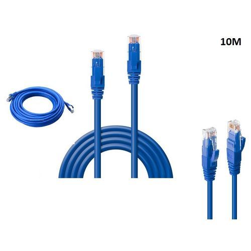 Generic Cable reseau bleu ethernet RJ45 10M CAT.6 STP qualité pro