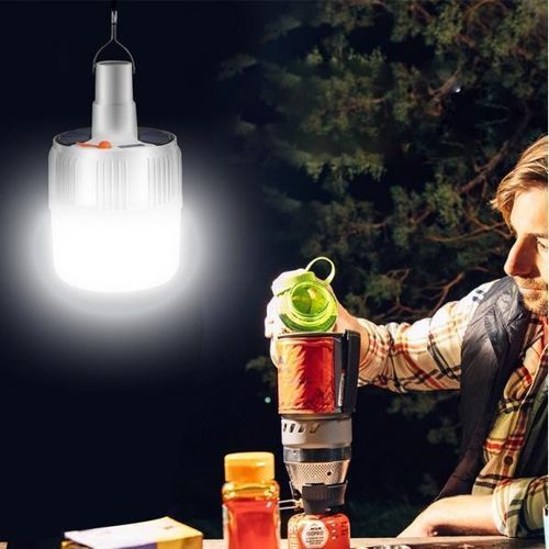 Lampe de camping solaire portable, ampoule solaire à led lampe d