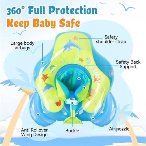 product_image_name-Generic-Bouée gonflable pour enfant avec par-soleil -5