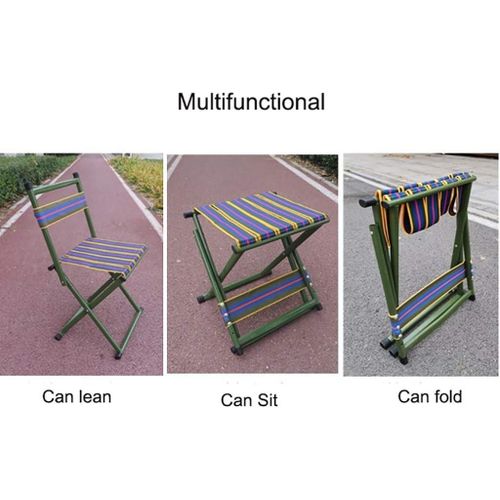 product_image_name-Generic-Support léger en acier inoxydable, tabouret de voyage, chaise de pêche portable pour la maison et la chambre-2