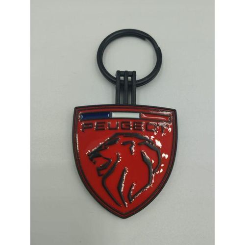 product_image_name-Generic-Porte-clés en métal tissé à la main, emblème de voiture, pour PEUGEOT-3