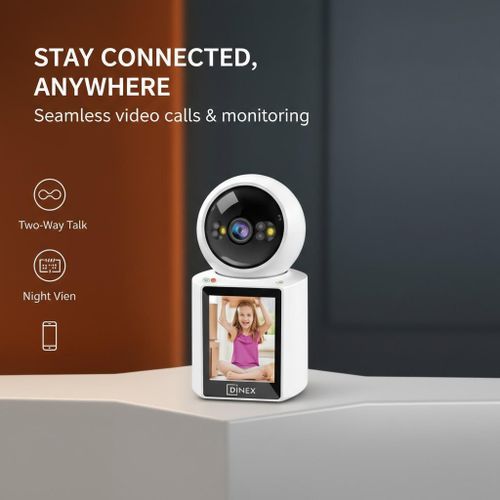 product_image_name-Generic-Caméra de Surveillance Intelligente avec Écran HD – Appels Vidéo Bidirectionnels et Vision Nocturne-5