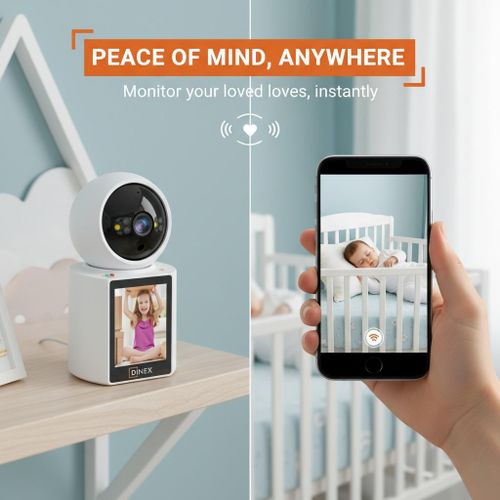 product_image_name-Generic-Caméra de Surveillance Intelligente avec Écran HD – Appels Vidéo Bidirectionnels et Vision Nocturne-7