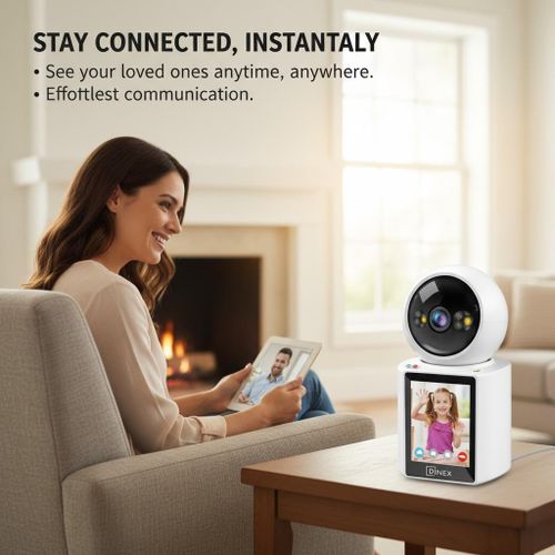 product_image_name-Generic-Caméra de Surveillance Intelligente avec Écran HD – Appels Vidéo Bidirectionnels et Vision Nocturne-8