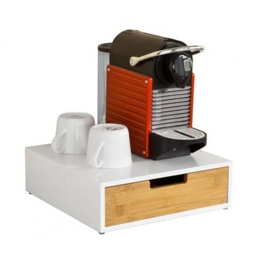 Generic Boîte à tiroir en bois MDF - Rangement pour café à prix pas cher