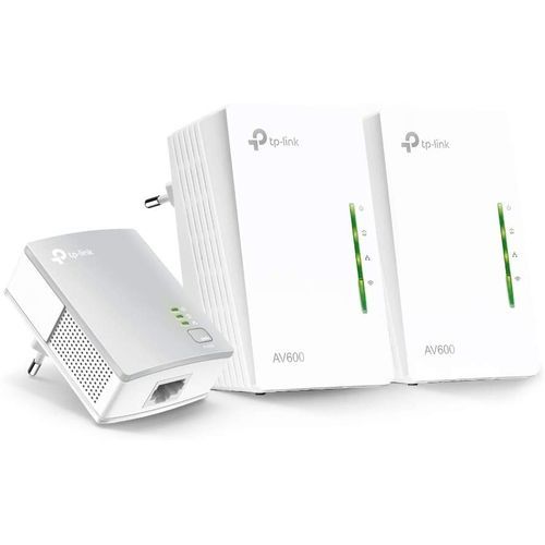 TP-Link Kit de 3 CPL Wifi 600Mbps Wi-Fi Range Extender, AV600 TL-WPA4220  KIT à prix pas cher