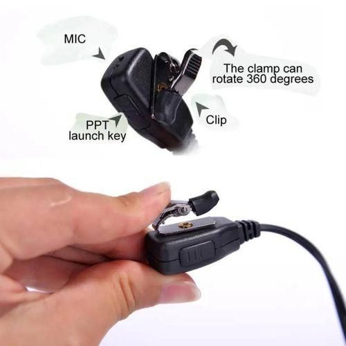 product_image_name-Generic-Écouteurs Talkie-Walkie de sécurité PTT Microphone oreillette Casque-5