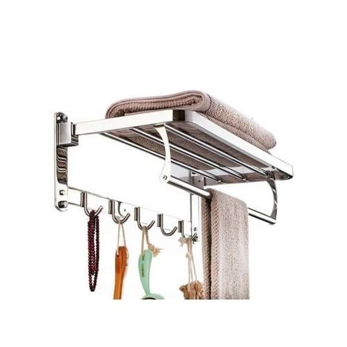 product_image_name-Generic-Étagère Aluminium Rangement Mural Astucieux pour Salle de bain-1