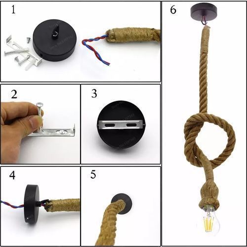 product_image_name-Generic-Suspension Luminaire Corde : Illuminez votre intérieur avec une touche d'élégance rustique-3