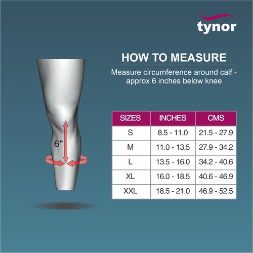 Bas de compression médical au genou (paire) Tynor I-67 - i68 - Para Dream