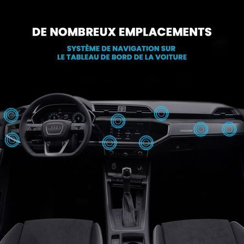 Generic Support Magnétique pour Smartphone Rotatif pour Voiture Téléphone  Aimant Mural à prix pas cher