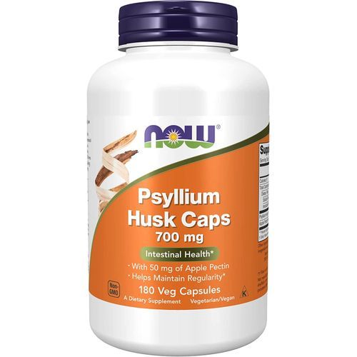 product_image_name-Now Foods-Psyllium Husk 700 mg avec pectine de pomme,santé intestinale,180 gélule Sticker-2