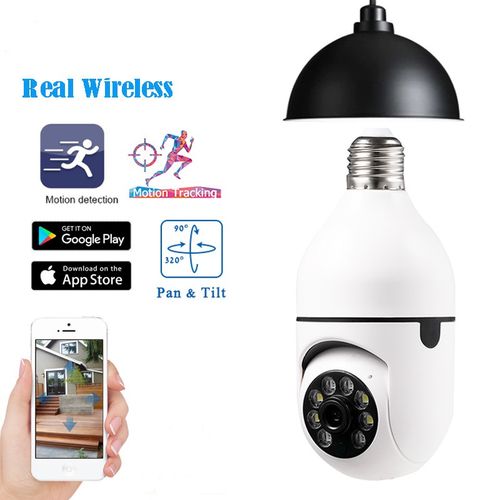 Jumia - Ampoule Caméra Surveillance Wifi Sans Fil 360